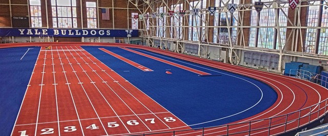 Yale’s Indoor Mondo Track Gets Resurfaced by Beynon Sports